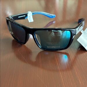Jones New York Signature 100% UV protection,polarized,mirror lens,blue:black arm